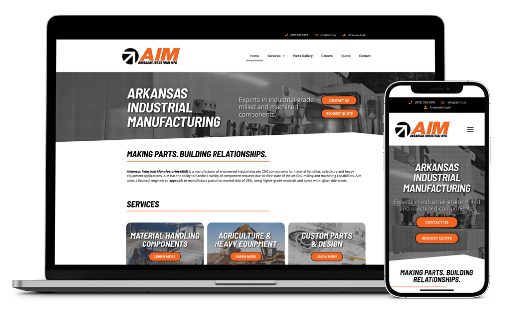 Arkansas Industrial Mfg. — work sample 2