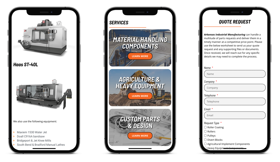 Arkansas Industrial Mfg. — work sample 4