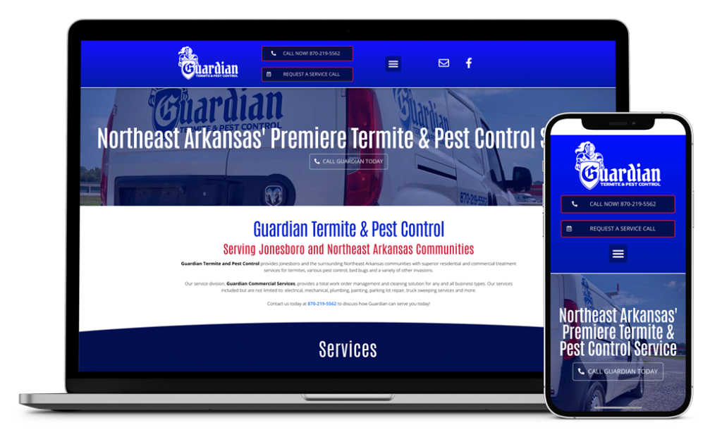 Guardian Termite & Pest Control — work sample 1