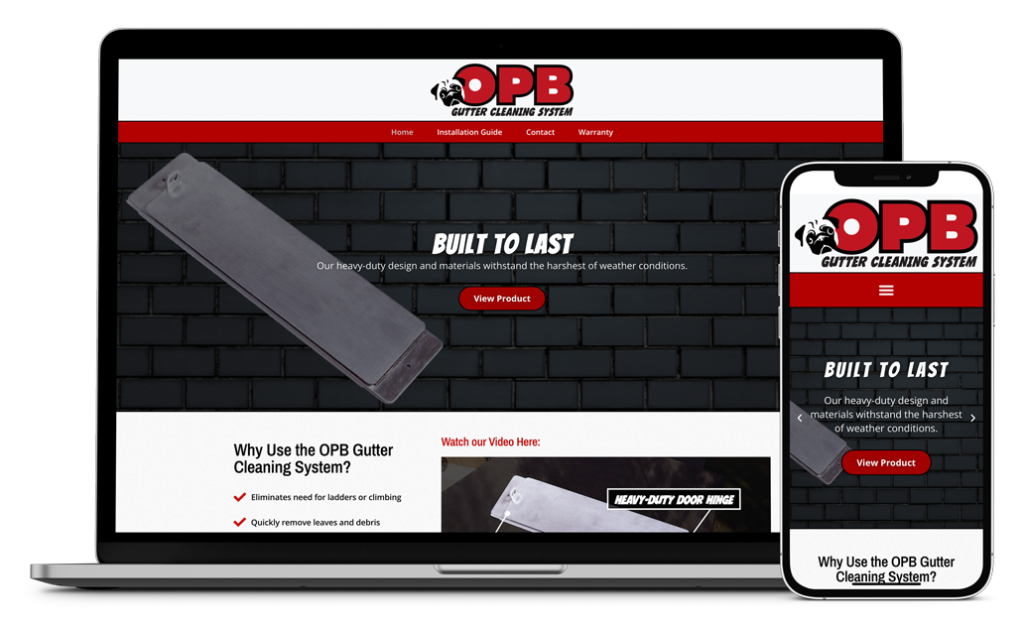 OPB Gutters — work sample 1