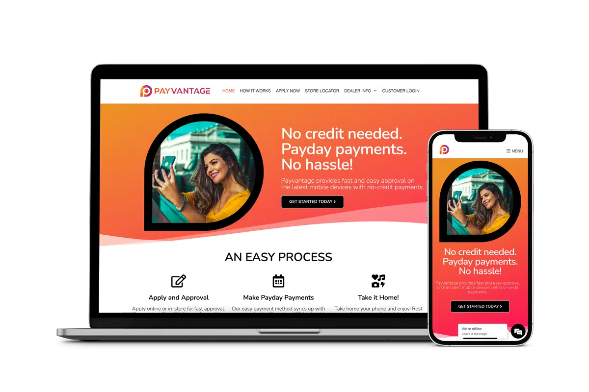 Payvantage — work sample 2