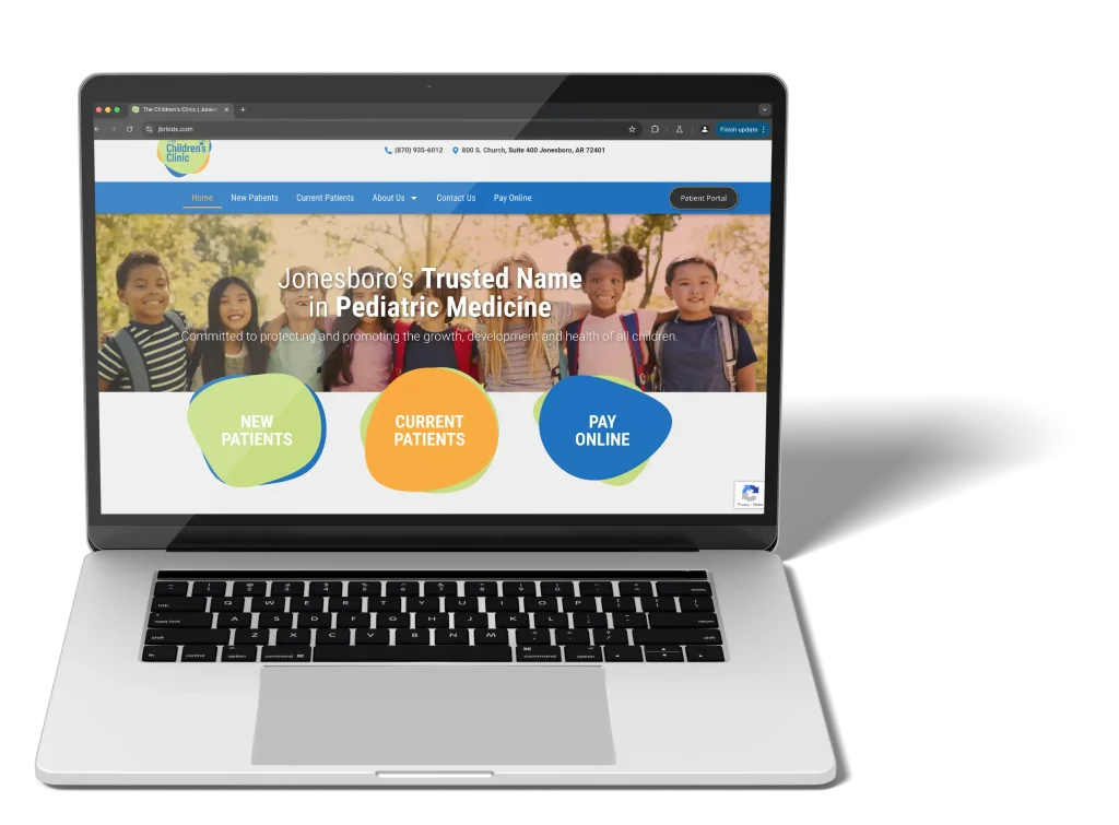 The Children's Clinic — work sample 2